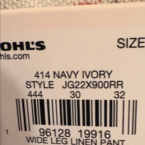 SO Black and White Striped Pants with Pink Accent - Picture 5 of 5